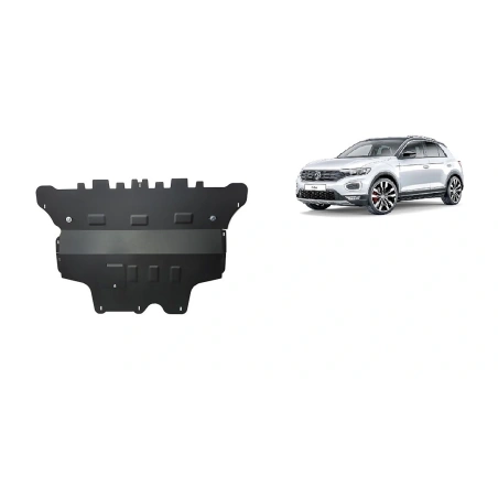 Ocelový kryt motoru Volkswagen T-Roc - Manuální (2017-2025)